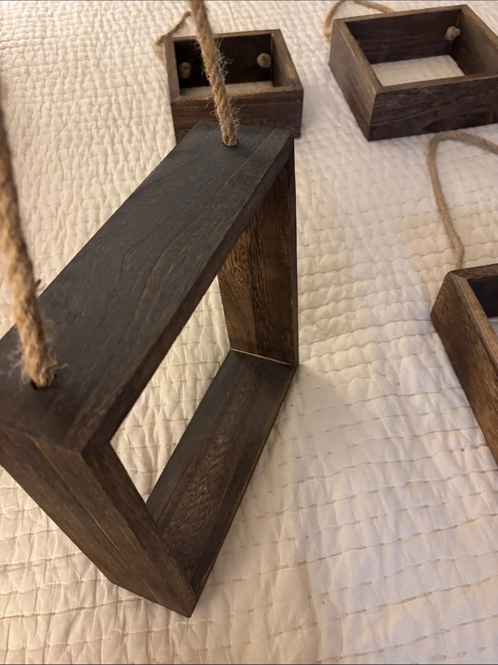 Set of Four Hanging Shelves